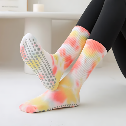 LuxLucere™ - Cheerful Anti-Slip Active Tie-Dyed Socks