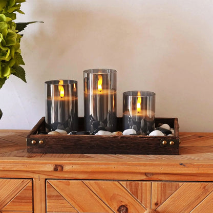 LuxLucere - Flameless LED Candles (Set of Three)