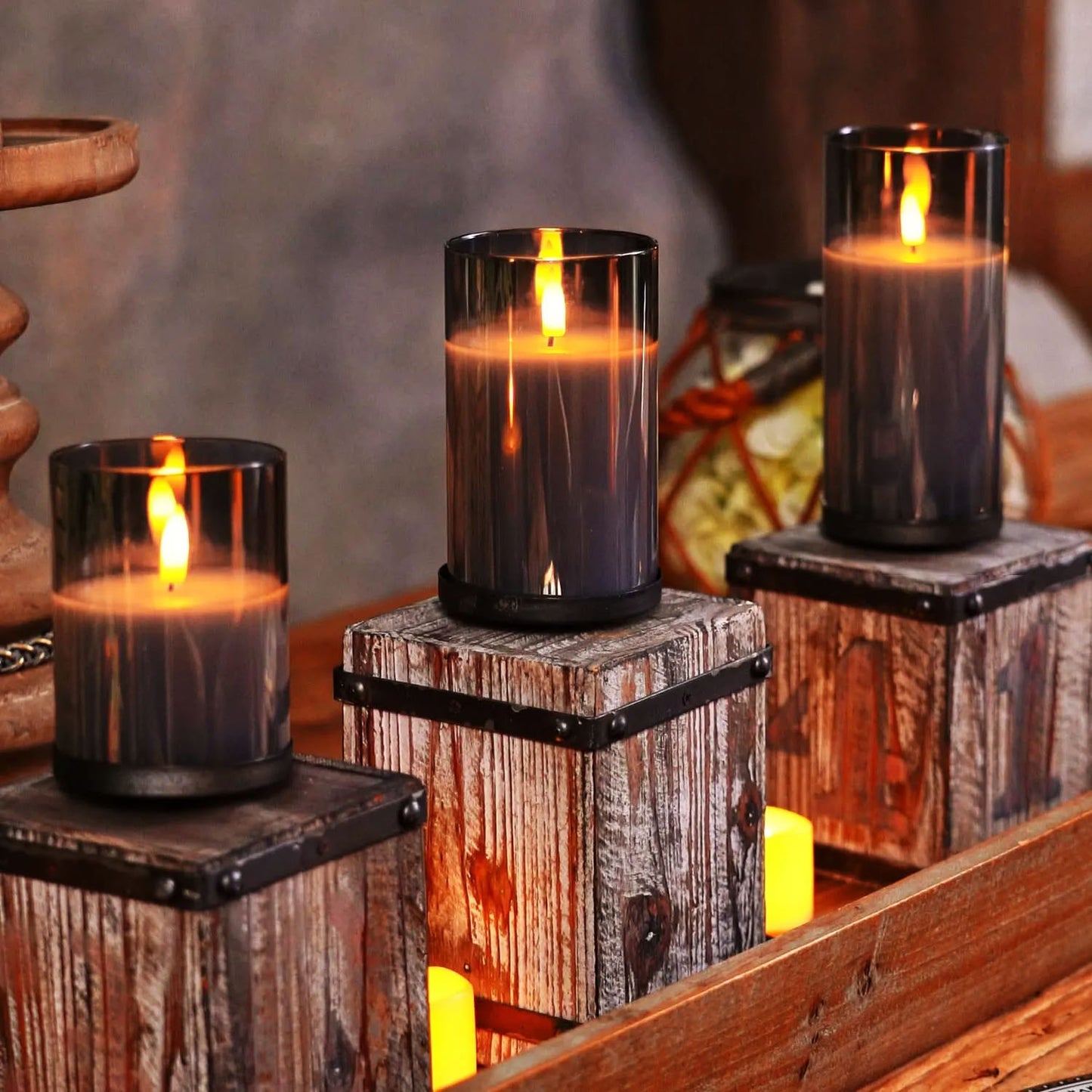 LuxLucere - Flameless LED Candles (Set of Three)