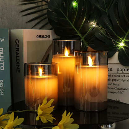 LuxLucere - Flameless LED Candles (Set of Three)