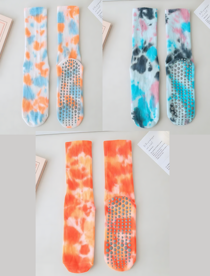 LuxLucere™ - Cheerful Anti-Slip Active Tie-Dyed Socks