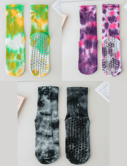 LuxLucere™ - Cheerful Anti-Slip Active Tie-Dyed Socks